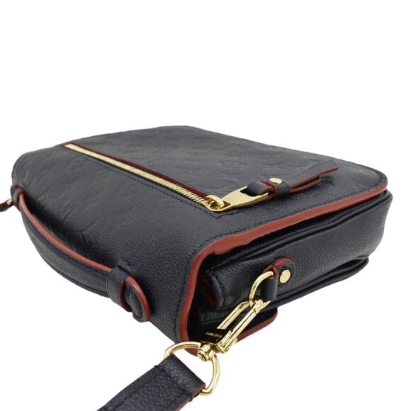 Louis Vuitton Metis Pochette Empreinte Leather Crossbody Bag Navy Blue - Picture 7 of 15
